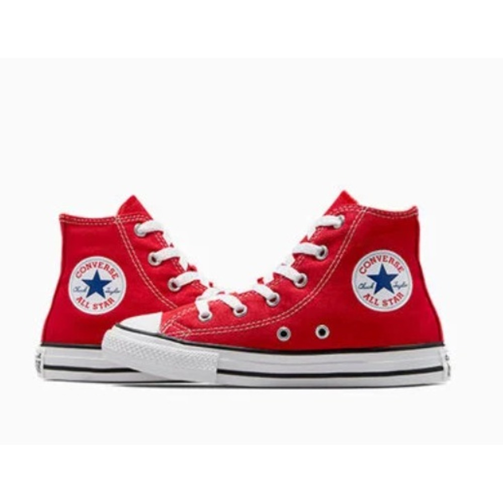 Converse Chuck Taylor All Star High Top Sneaker‎ Red Size 2 - Picture 10 of 12